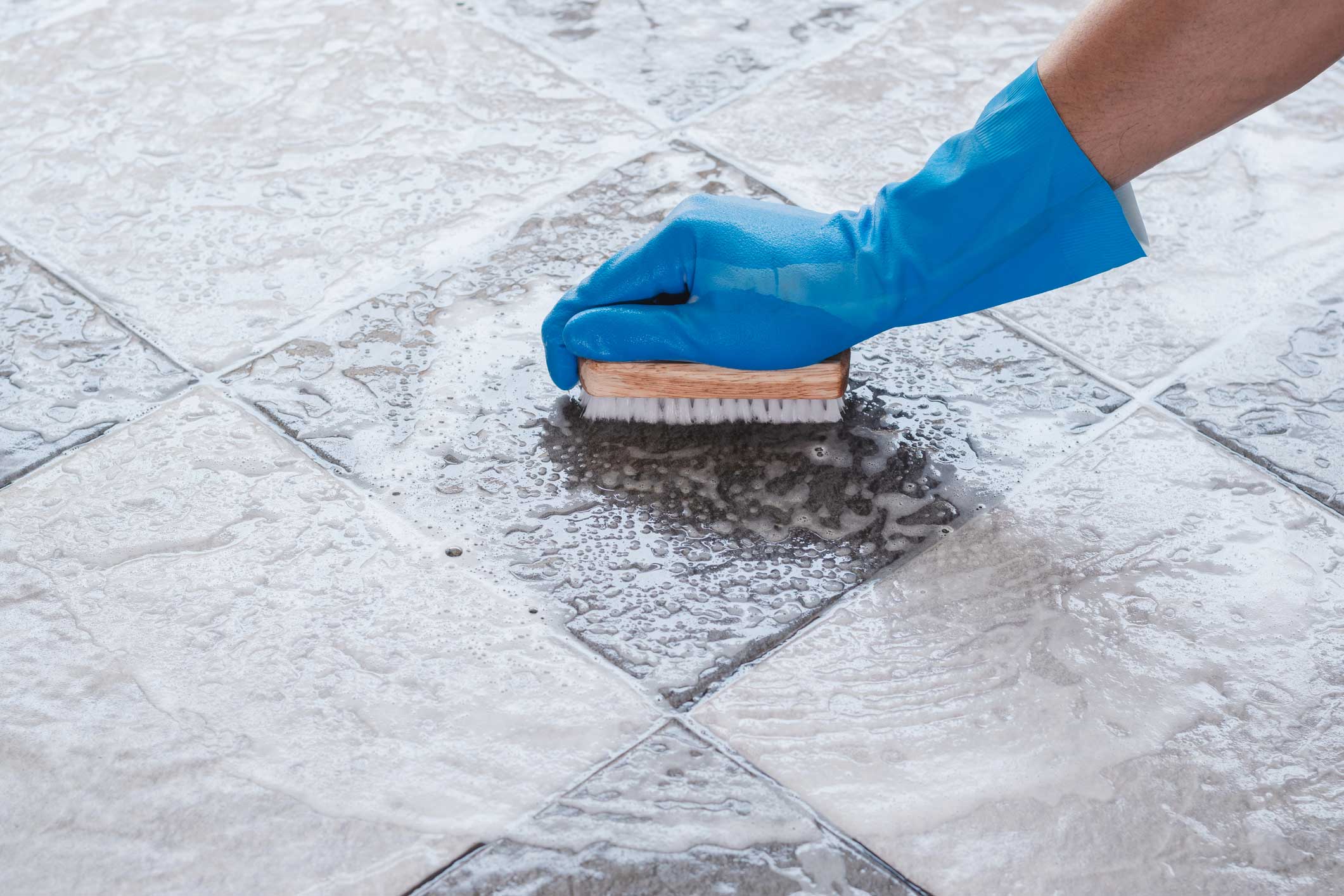 Tile-cleaning